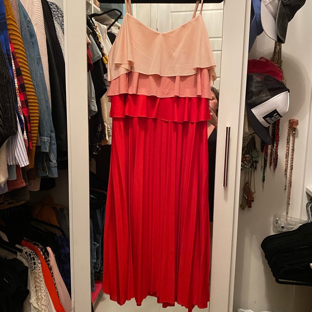 ASOS ruffled dress